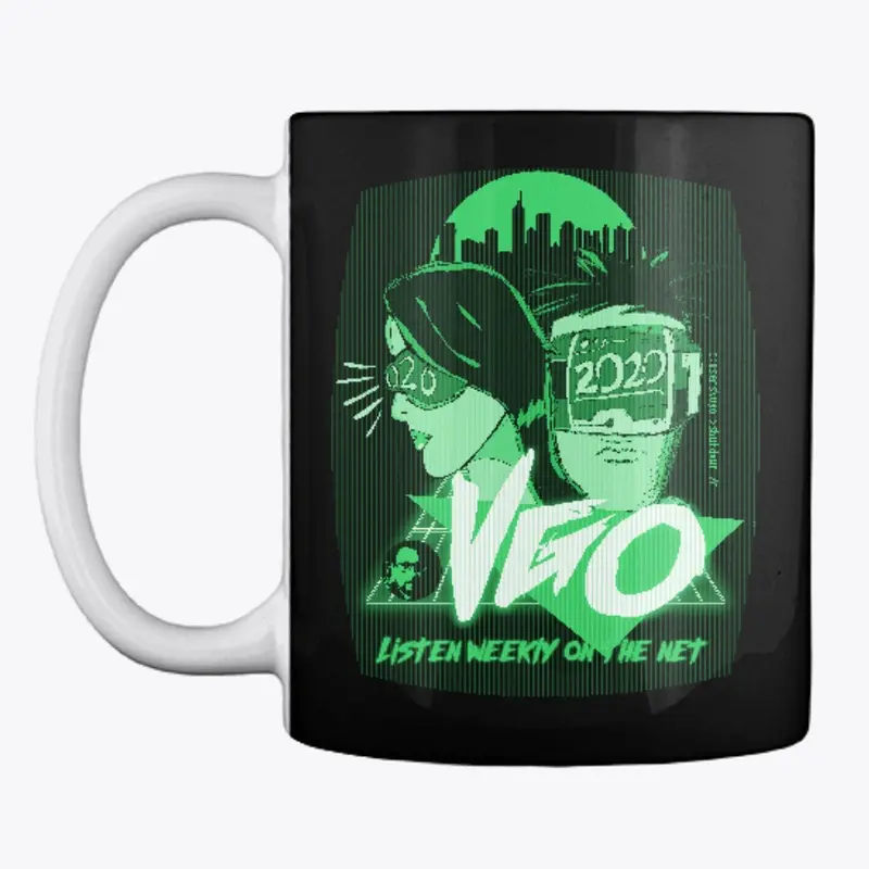 Green Glitch Mug (with Matt)